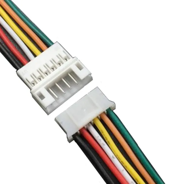 Σετ pigtail connector Micro JST PH 6 pins male female