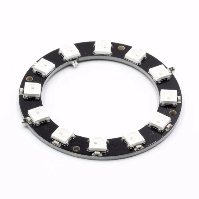 12-bit RGB LEDs WS2812b κυκλικό δαχτυλίδι (Neopixel)