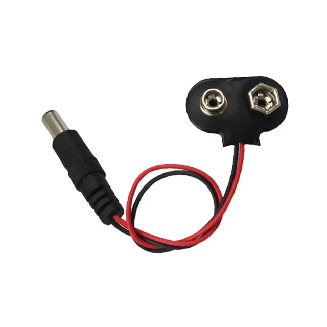 Κλιπ μπαταρίας 9V με 5.5mm jack