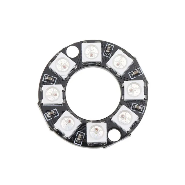 Κυκλικό δαχτυλίδι 8-bit RGB LEDs WS2812b (Neopixel)