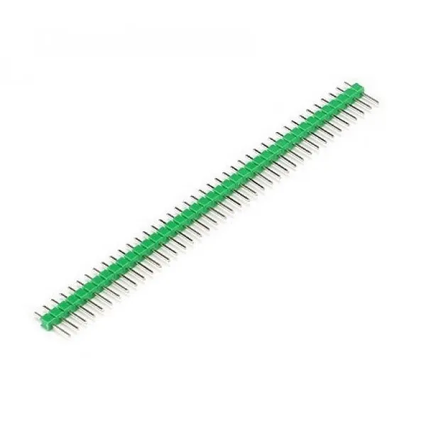 40 Pins header Male 2.54mm Πράσινο