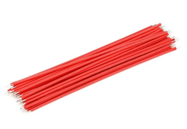 24AWG 15cm Επικασσιτερωμένο Χάλκινο Ηλεκτρονικό Σύρμα Κόκκινο