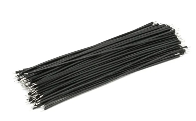 24AWG 15cm Επικασσιτερωμένο Χάλκινο Ηλεκτρονικό Σύρμα μαύρο