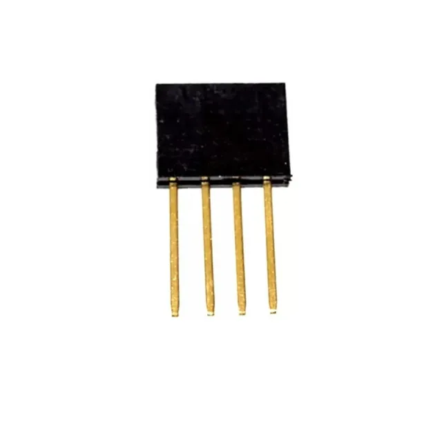 4 Pin Female 11mm υψηλό στοιβαζόμενο Pin Header Connector