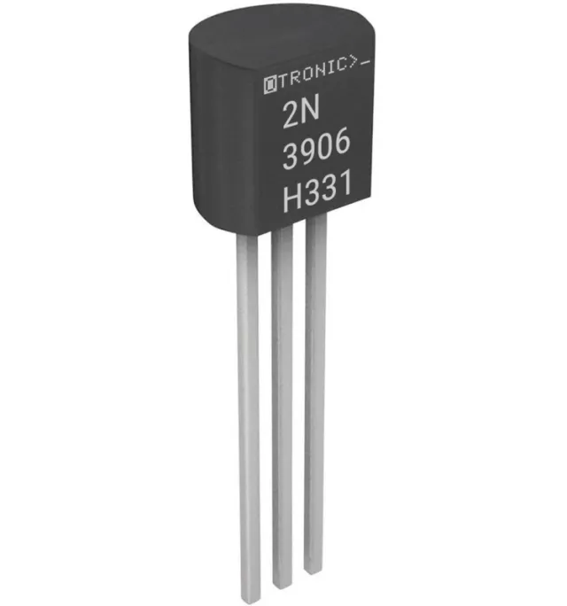 Τρανζίστορ PNP 2N3906 H331 40V 200mA 200MHz 625mW TO-92
