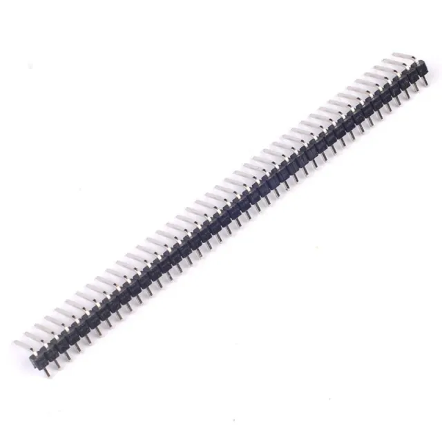 1X40pin 2,54 mm γωνιακή μονή σειρά ακίδων 90 μοιρών