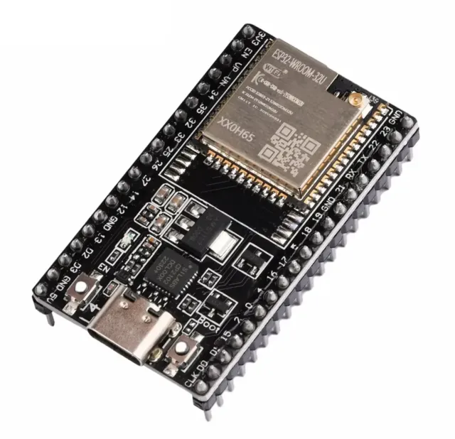 ESP32-WROOM-32U DevkitC V4 USB-C και εξωτερική σύνδεση κεραίας (ipex)