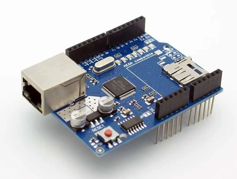 Ethernet Shield W5100 με αναγνώστη κάρτας Micro-SD για Arduino
