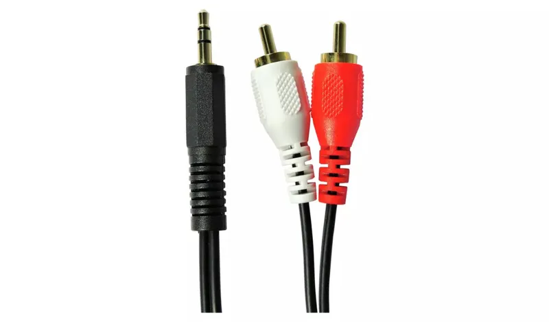 Mini Jack 3.5mm σε 2x RCA Τούλιπ 10 μέτρα