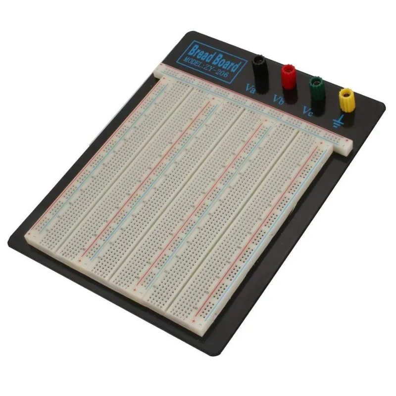 Breadboard, 2390 οπές - ZY-206, 4 σφιγκτήρες