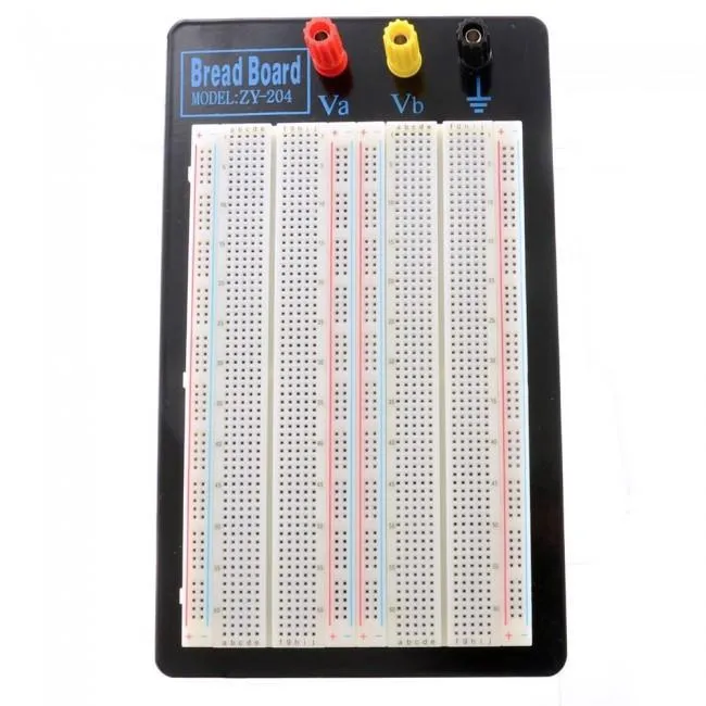 Breadboard, 1660 Οπές - ZY-204, 3 κλέμμες