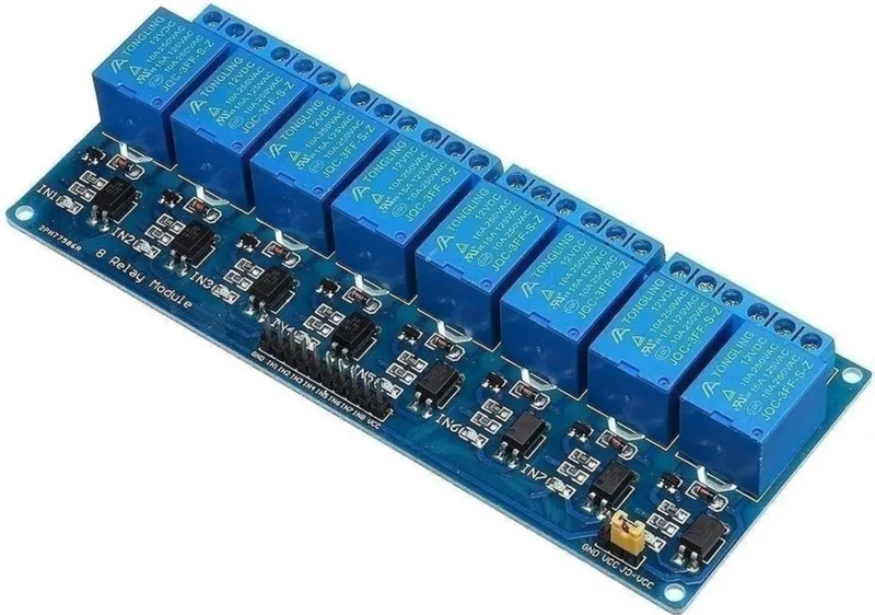 Μονάδα ρελέ 12v Low | 8 καναλιών