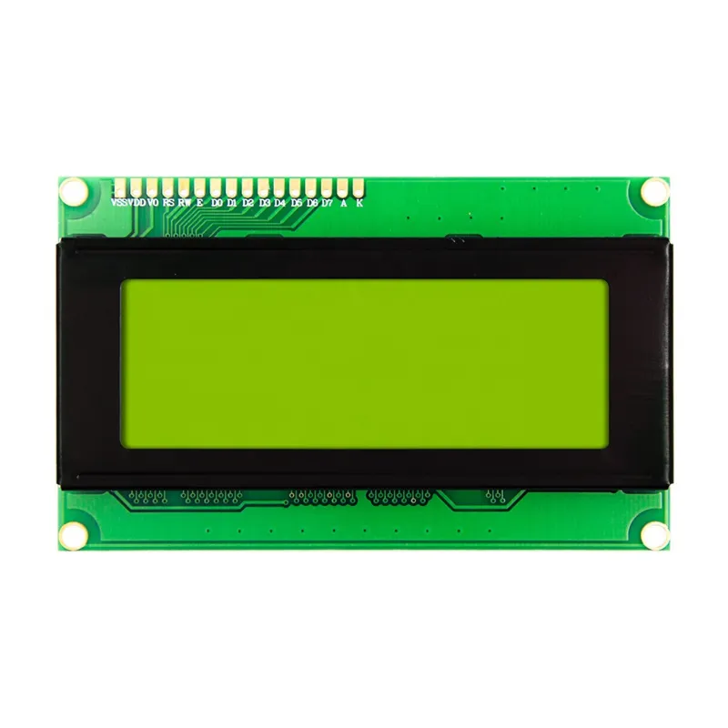 2004 LCD 5V πράσινο/κίτρινο backlight 20x4