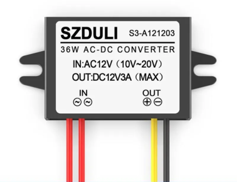 Μετατροπέας 12V-20V AC σε 12V DC 3A