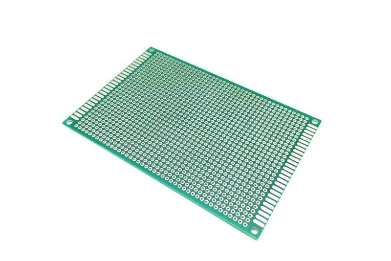Πλακέτα δοκιμών και πρωτοτυποποίησης 8x12cm πράσινη