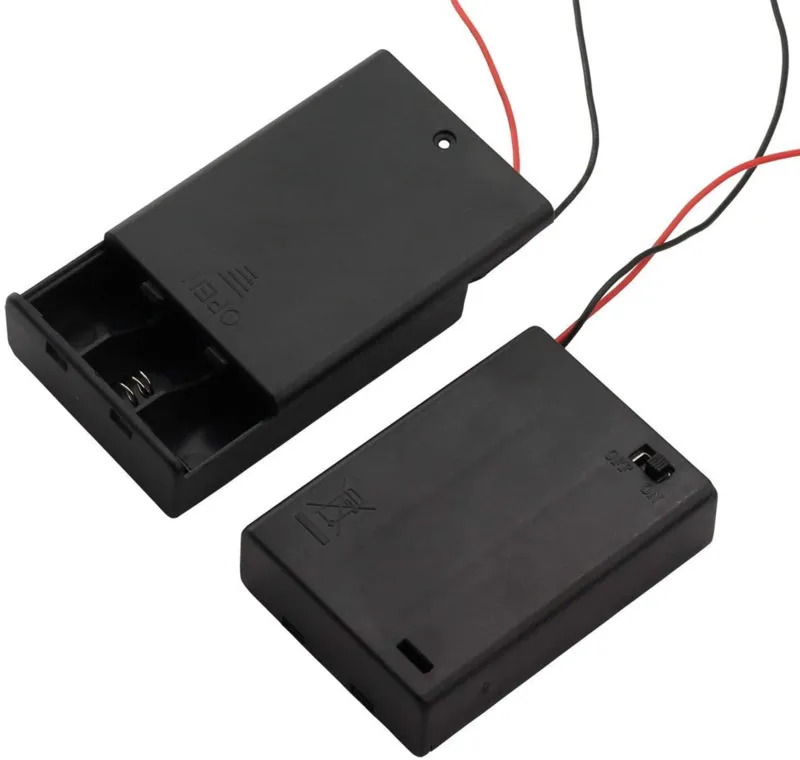 Θήκη μπαταριών 3x AAA με διακόπτη on/off (4.5V)