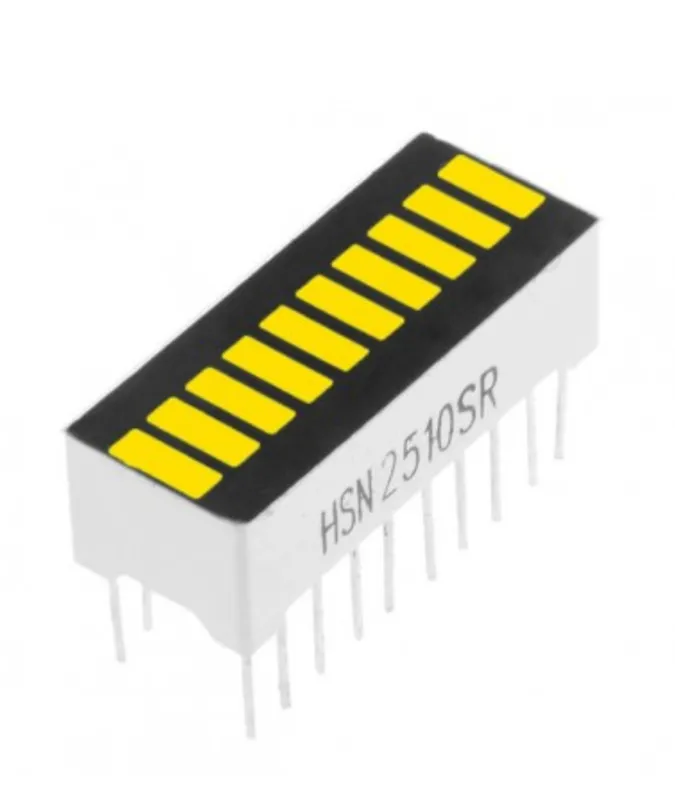 LED Bar 10 Τμημάτων Κίτρινο