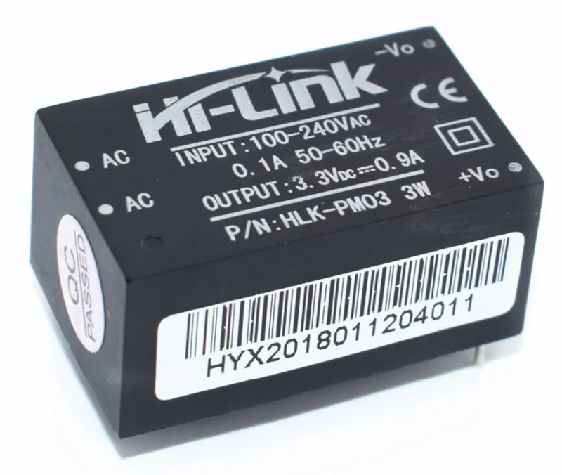 Μονάδα μετατροπέα 220VAC σε 3,3VDC 1A HLK-PM03