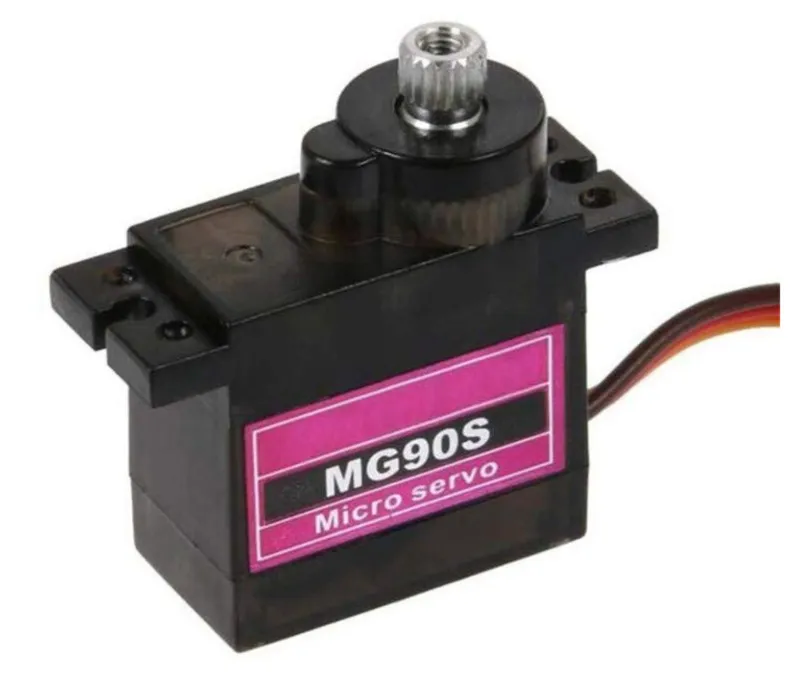 Servo MG90S Micro Μεταλλικά γρανάζια 360 μοίρες