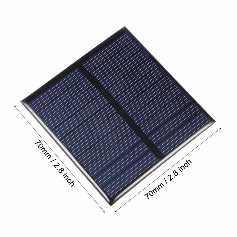 Μίνι ηλιακό πάνελ 70x70mm epoxy