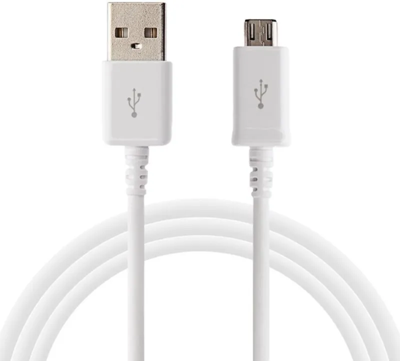 Καλώδιο USB-A προς Micro-USB 1 μέτρο Λευκό
