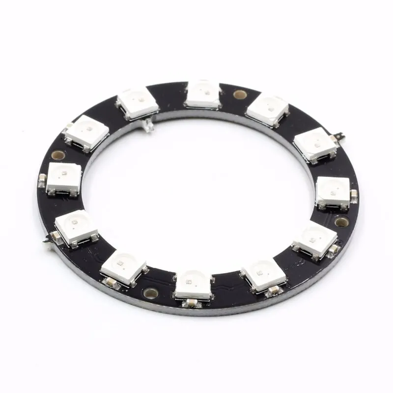 12-bit RGB LEDs WS2812b κυκλικό δαχτυλίδι (Neopixel)
