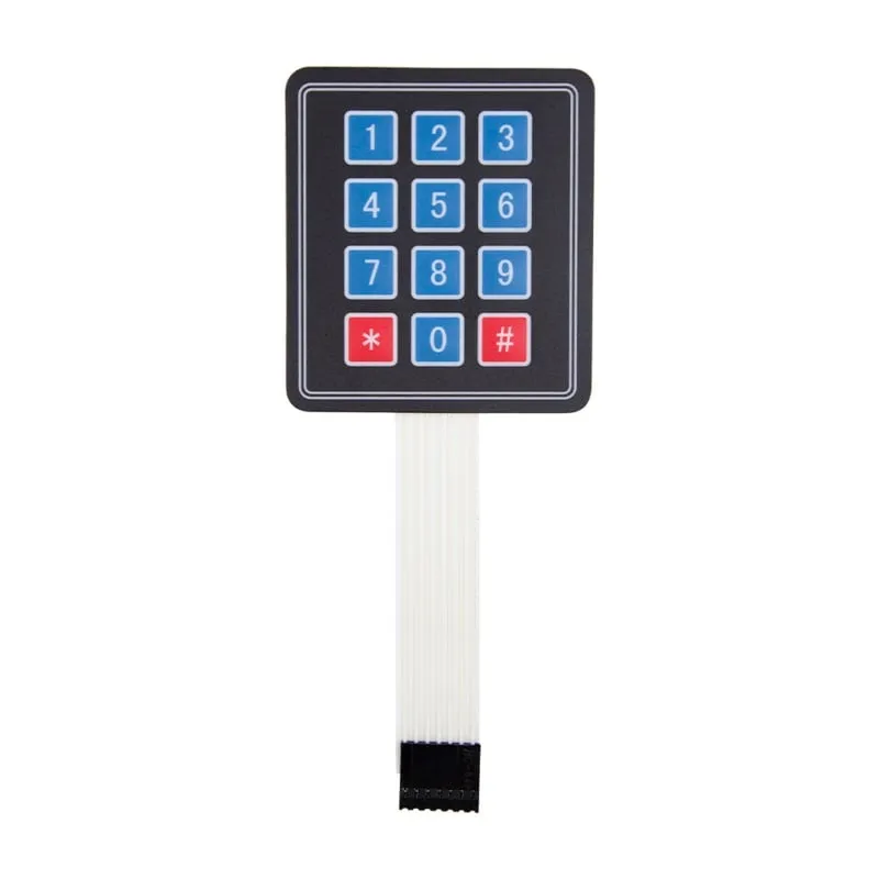 Μεμβράνη 3x4 Matrix keypad switch