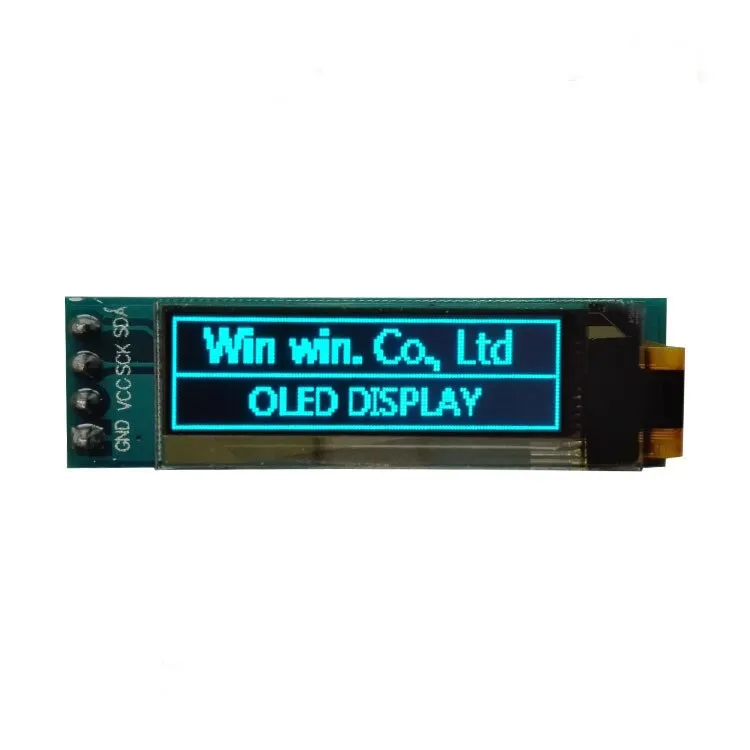Mini OLED display μπλε 0.91 inch 128x32 I2C
