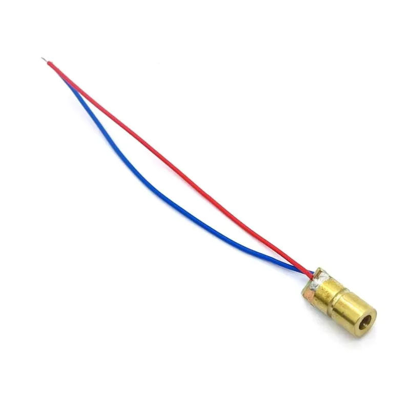Laser diode 5v κόκκινο laser 650nm 5mW χάλκινη κεφαλή