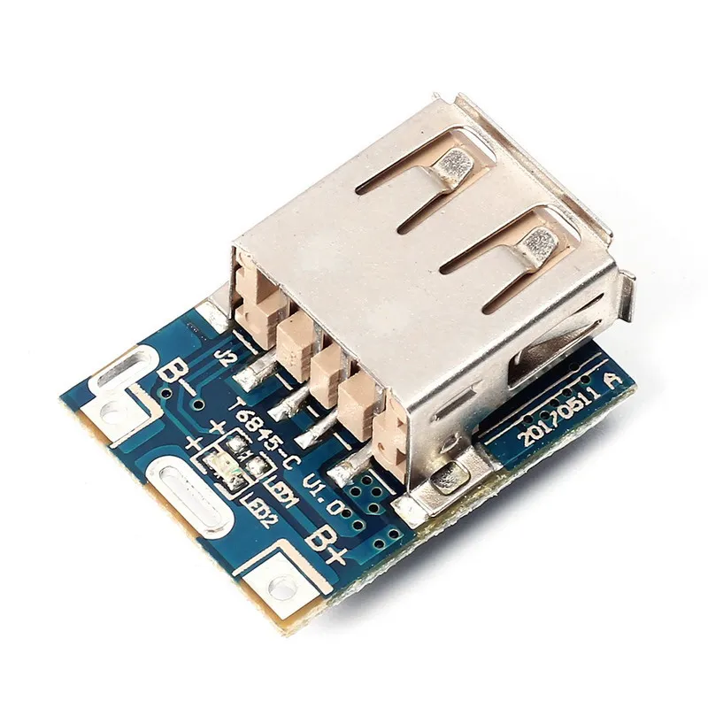 Μονάδα τροφοδοσίας step-up 5V και φόρτισης για μπαταρία λιθίου