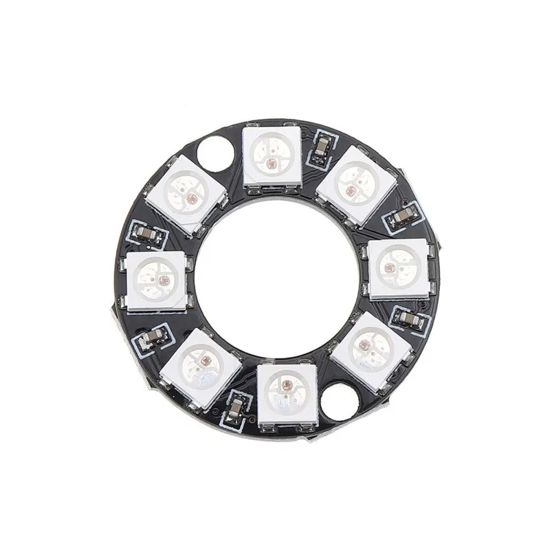 Κυκλικό δαχτυλίδι 8-bit RGB LEDs WS2812b (Neopixel)