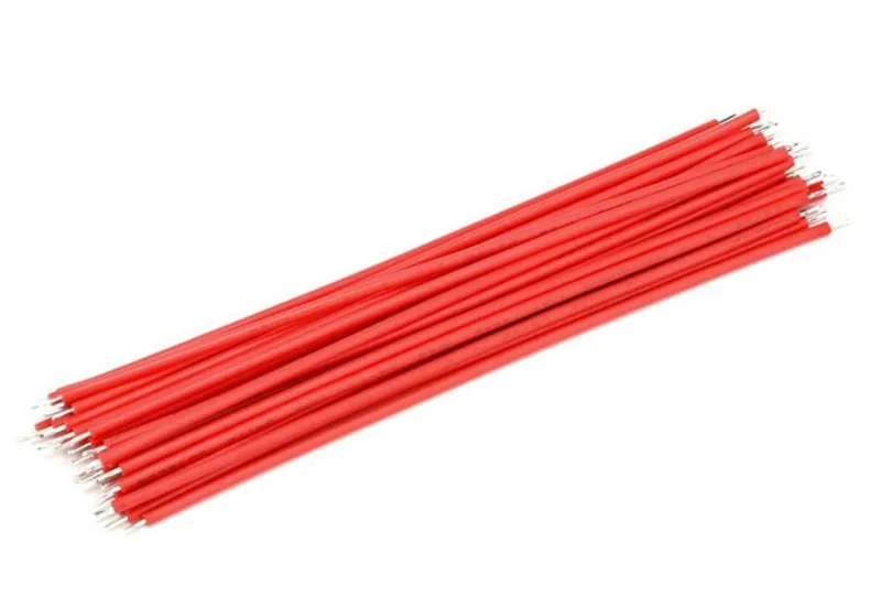 24AWG 15cm Επικασσιτερωμένο Χάλκινο Ηλεκτρονικό Σύρμα Κόκκινο